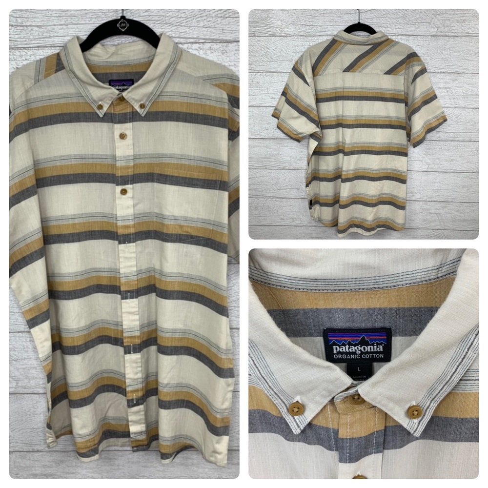 Patagonia Button-Up striped/plaid shirt